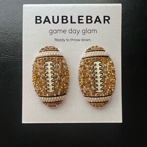 BaubleBar Game Day Football Earrings